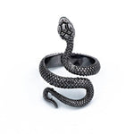 Snake Ring Open Adjustable Finger Ring - Alt Style Clothing