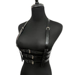 Gothic Synthetic Leather Straps Belt Chest Harness Cage