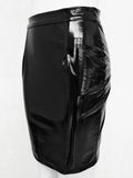 High Waist Ladies Midi Pencil Skirt - Alt Style Clothing
