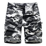 Multi-Pocket Camouflage Casual Cargo Shorts