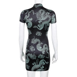 Cheongsam Style Vintage Qipao Mini Dress