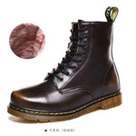 Edgy Handmade Thick-Soled Genuine Leather Boots for Alternative Men