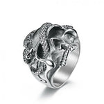 Vintage Gothic Unique Skull Ring – Stainless Steel Punk Style