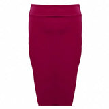 Sleek Office-Ready Pencil Skirt – Stretch Bodycon Midi for Streetwear Style