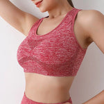 Push-Up Sports Bra - Quick-Dry Fitness Vest Top