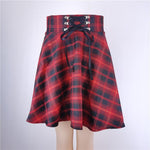Basic Versatile Flared Casual High Waisted Mini Skirt - Alt Style Clothing