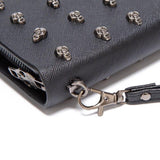 Punk Rock Skull Zipper Wallet - Alt Style Clothing