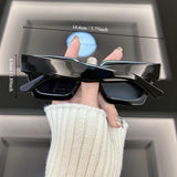 Oversized Square Retro Sunglasses - Luxury Polycarbonate Shades