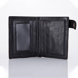 Cool PU Leather Punk Gothic Skull Cross Clutch Wallets With Chain - Alt Style Clothing