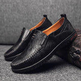 Genuine Leather Slip-On Loafers – Casual Elegance for Every Occasion