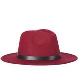 Wool Blend Fedora Jazz Hat – Stylish Outdoor Hat