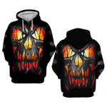 Skull 3D Print Men's Hoodie