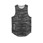 Camouflage Sport Tank Top - Lightweight Gym Running Vest