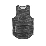 Camouflage Sport Tank Top - Lightweight Gym Running Vest