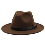 Wool Blend Fedora Jazz Hat – Stylish Outdoor Hat