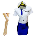 Elegant Stewardess Costume - Flight Attendant Uniform