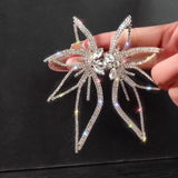 Fashion Big spider Shaped Earrings Punk Gothic Style insect Clip Ear Jewelry