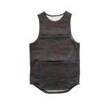 Camouflage Sport Tank Top - Lightweight Gym Running Vest