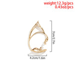 Alloy Vintage Gothic Dragon Ear Cuffs Earring For Women