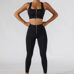 High-Waist Leggings and Sleeveless Top for Ultimate Comfort