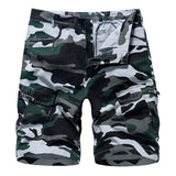 Multi-Pocket Camouflage Casual Cargo Shorts