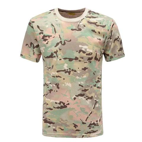 ANSDANK Camouflage Military T-Shirt for Men