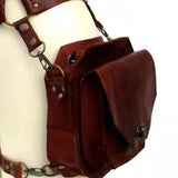 Steampunk Retro PU Waist Bag – Vintage Twist Lock Design