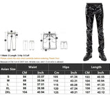 Faux Leather PVC Pants for Clubwear – Slim Fit Gothic Pencil Pants for Nightlife