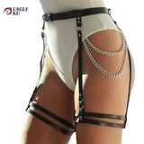 Leather Harness Leg Cage Waist Belt Garter - Alt Style Clothing