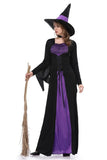 Enchanting Witch Vampire Purple Carnival Costume Set