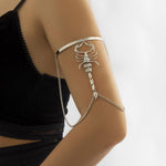 Scorpion Chain Bracelet with Rings - Alt Style Clothing