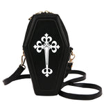 Gothic Coffin Shape Messenger Bag