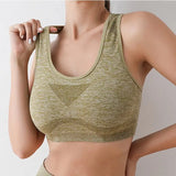 Push-Up Sports Bra - Quick-Dry Fitness Vest Top