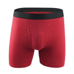 Long Cotton Breathable Boxer Shorts for Men