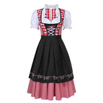 Traditional Bavarian Oktoberfest German Beer Wench Cosplay Costume