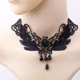 Gothic Victorian Black Lace Necklace - Alt Style Clothing