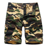 Multi-Pocket Camouflage Casual Cargo Shorts