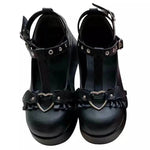 Sweet Bow Lace Women Platform Shoes Round Toe Shallow