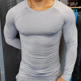 Dry Fit Compression Shirt - Long Sleeve Quick-Dry Fitness Top