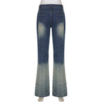 High Waisted Chain Jeans - Featuring a Cross Chain and Hollow Out Design for a Sexy and Elegant Look