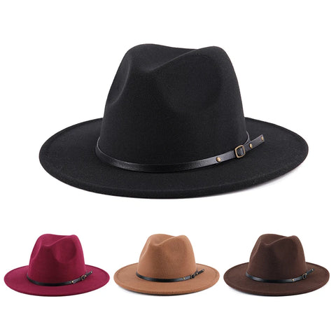 Vintage Wool Trilby Fedora Hat – Wide Brim Gangster Style 