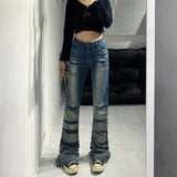 High Waisted Chain Jeans - Featuring a Cross Chain and Hollow Out Design for a Sexy and Elegant Look