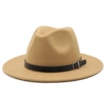 Wool Blend Fedora Jazz Hat – Stylish Outdoor Hat