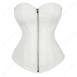 Overbust Leather Corset Bustier Top Perfect for Nightclub