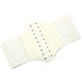 PU Leather Corset Wide Belt - Slimming Body Waistband for Women