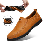 Genuine Leather Slip-On Loafers – Casual Elegance for Every Occasion