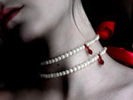 chain spiderweb necklace