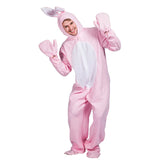 Pink Rabbit Cosplay Costume Set - Jumpsuit & Bunny Ears