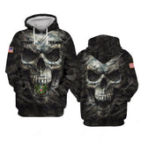 Skull 3D Print Men's Hoodie