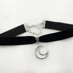 Goth Choker with Black Choker Necklace